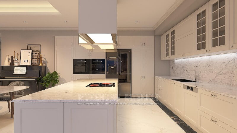 Lựa chọn tủ bếp gỗ công nghiệp hiện đại cho căn bếp gia đình