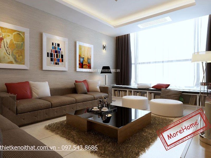 Thiết kế nội thất phòng khách chung cư nhỏ cần lưu ý gì? 